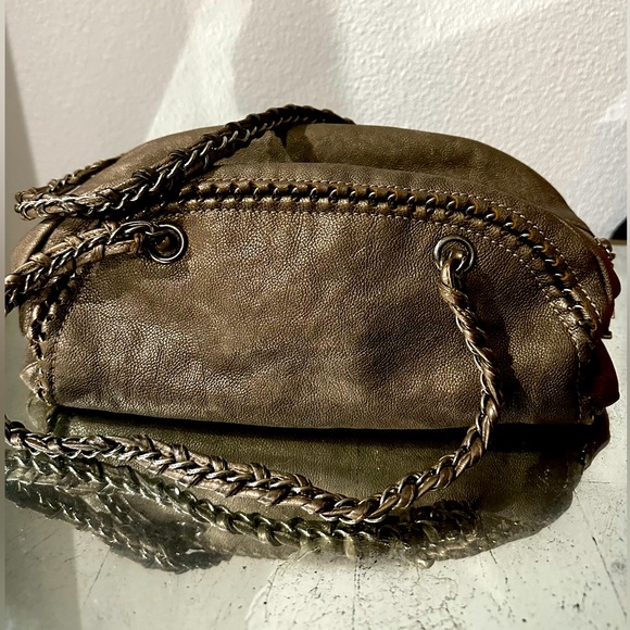 CHARCOAL GRAY CALFSKIN LUXE LIGNE BOWLER MEDIUM - Picture 2 of 5